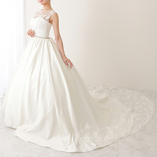 チュールトップス付き 2WAY ハートネック プリンセスライン ウエディングドレス 女性 レディース 結婚式 パーティー セレモニー 華やか レース ホワイト ブライド 花嫁 シアー 刺繍 花柄 フラワー レースアップ リボン 可愛い キュート パニエ パール ビジュー