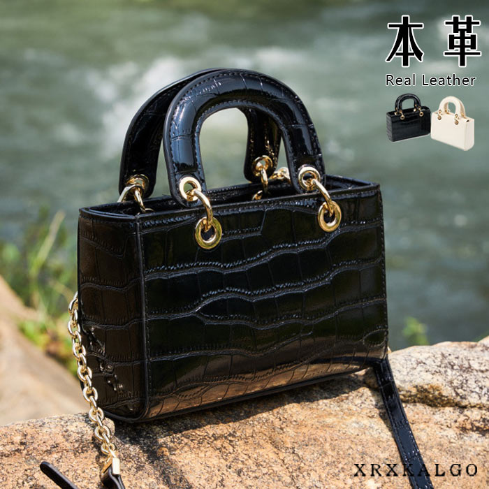 【期間限定20％OFF】レザーバッグ 本革 牛革 レディースバッグ ハンドバッグ ショルダーバッグ レザー コンパクト 通勤 ビジネス レディース 鞄 バック 本革バッグ 通勤バッグ 軽い チェーンバッグ 革 小さめ 肩掛け 型崩れしない 2wayバッグ スクエアバッグ