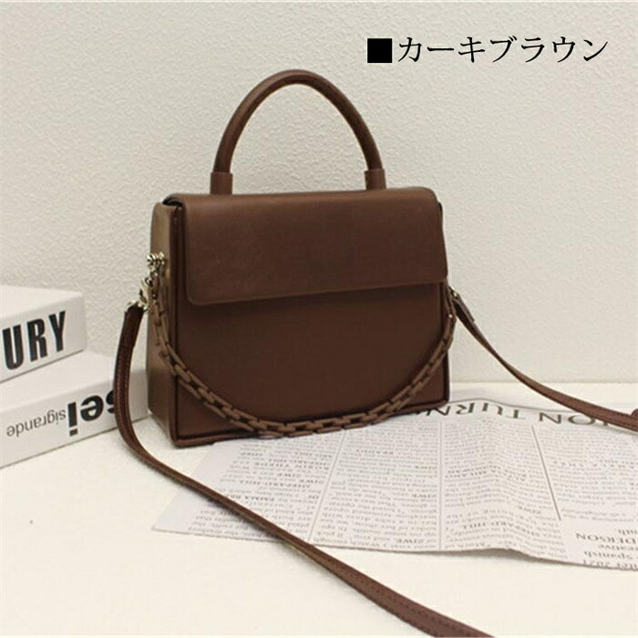 送料無料 ショルダーバッグ レディース 2way ブラウン かばん コンパクト 肩掛け 手持ち 韓国風 かわいい おしゃれ 鞄 通勤 人気 通勤 通学 合皮 秋新作 Ceconsolidada Cl