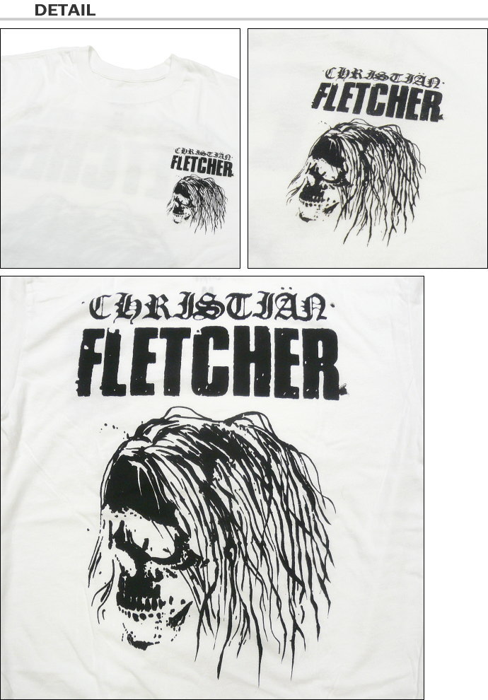 【楽天市場】クリスチャン フレッチャー Christian Fletcher 新作 NEW SKULL プリントTシャツ サーフ スケボー