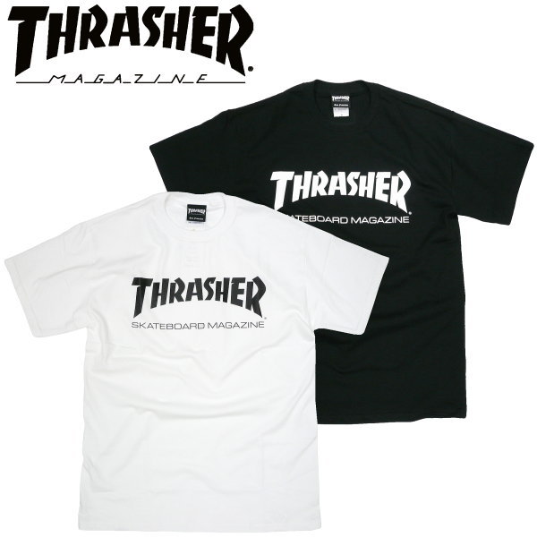 楽天市場 Thrasher スラッシャー Mag Logo ロゴプリントtシャツ 定番カラー マグロゴ スケボーファッション スケーター Fat Moes