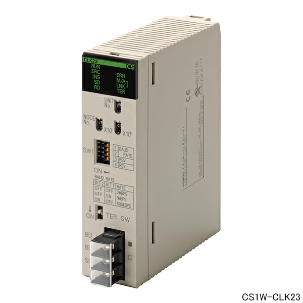 オムロン CS1W-CLK23 Controller Link単一のもの 鉄条手合い（遮蔽物付捻じれありの実線）