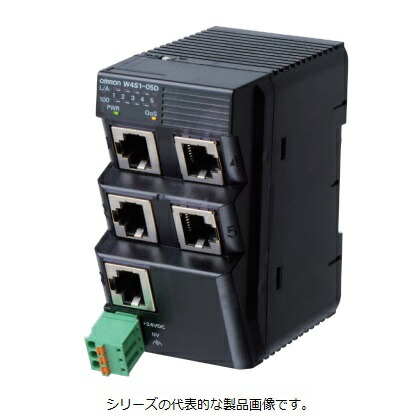 オムロン W4S1-05D 工業用スイッチングHUB 5界面 10BASE-T/100BASE-TX