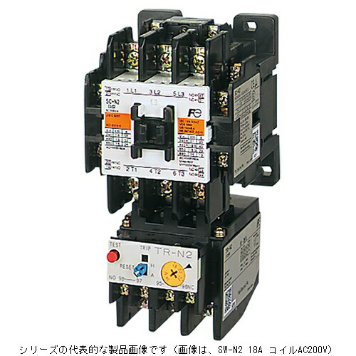 『未使用』ＳＷ－Ｎ11ＲＭ　75kw主回路ＡＣ２００Ｖ　コイル電圧２００Ｖ sw-n2_fujiele_n.jpg