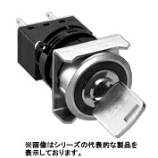 IDEC LW6MJ-31C74GGG（緑） φ25 輪っか照光鍵付セレクタ取り替えっこ 鍵取り締まり形 45°-3切れ込み 鍵抜け操作手順 左抜け