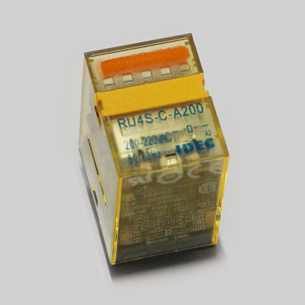 Ru4s 【楽天市場】IDEC RU4S-C-A200.(CHN)-OUTLET RUシリーズユニバーサルリレー【アウトレット品】:FAUbon 楽天市場店