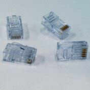 ユーボン MP588-100P（100個入）RJ-45モジュラープラグ CAT5E対応（単線・より線用）パンドウイット製