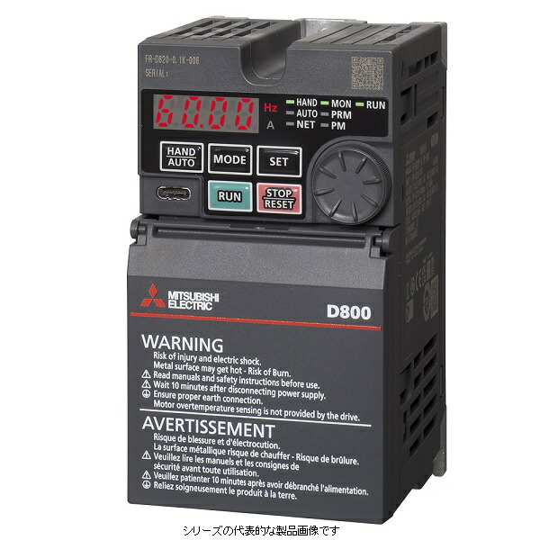 MITSUBISHI ELECTRIC FR-D720-2.2K インバータ 三菱電機 FR-D720-2.2K (簡単・パワフル小型インバータ) NN