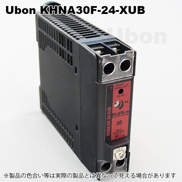 ユーボン　KHNA30F-24-XUB　DINレール専用電源 24V 30W 製造元：COSEL（コーセル）