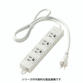 楽天市場】【Panasonic】OAタップ接地15A形・4コ口抜け止め形