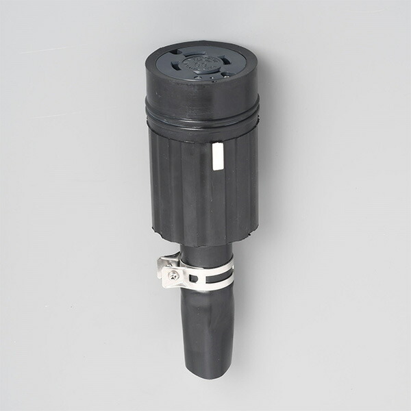 アメリカン電機　4624RW 防水　接地形3P 60A 250V　コードコネクタボディ (ゴムカバー)（引掛形）