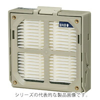 日東工業　EFC-12　塩害用フィルタケース（樹脂製）126x126x38mm　ルーバーから吸気される塩分対策用