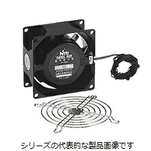 日東工業 PF-145H-2M 盤用換気ファン (鋼板機翼・軽銀アロイひな形) AC200  先んじる線1m 角140ｘ50粍 手の指差し固める付