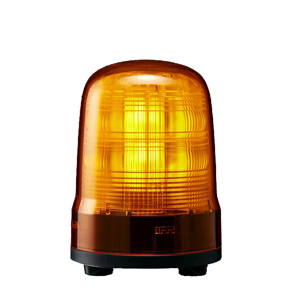 パトライト 空想科学小説10-M1JN-Y 原動機受け答え回転させる灯 φ100 DC12～24V 黄味がかった 3点雄捩子足滑りだし キャブタイヤケーブル