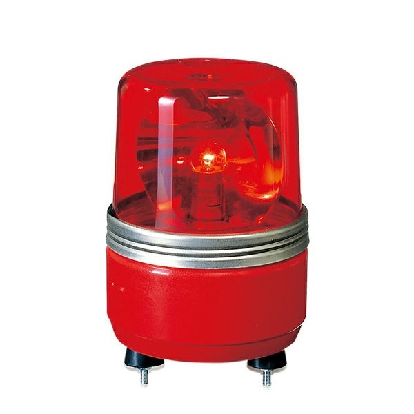 パトライト SKH-24EA-R（赤） 小型回転させる灯 φ100 DC24V 白熱電球手合い