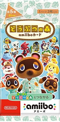 【BOX販売】 どうぶつの森amiiboカード 第5弾 (1BOX 25パック入り)|FAUSTA MART 店