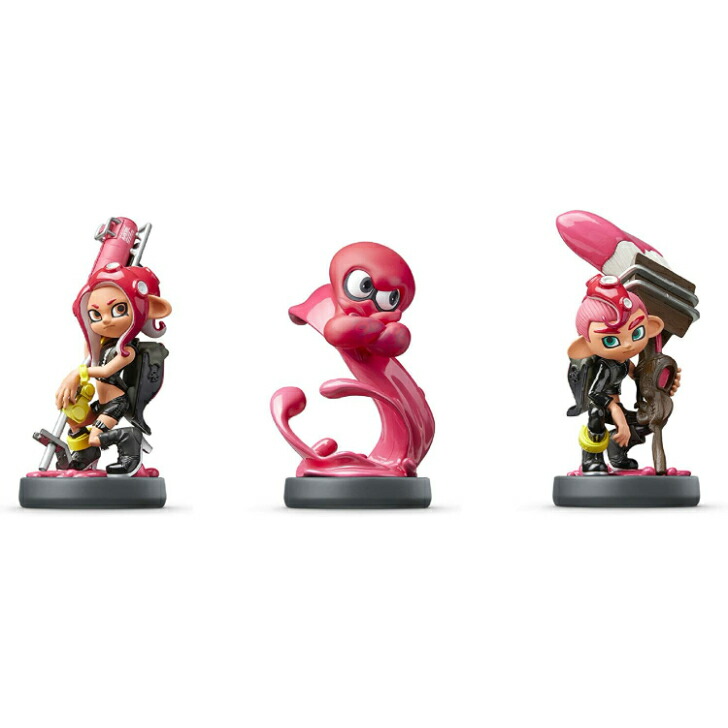 楽天市場】【3体セット】amiibo [タコガール/タコ/タコボーイ