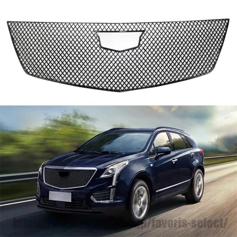 グリル ャデラック Cadillac XT5 2017-2023 フロントフードグリル グロスブラック 塗装済み カバー バンパー カーアクセサリー 外装パーツ|shoninzo