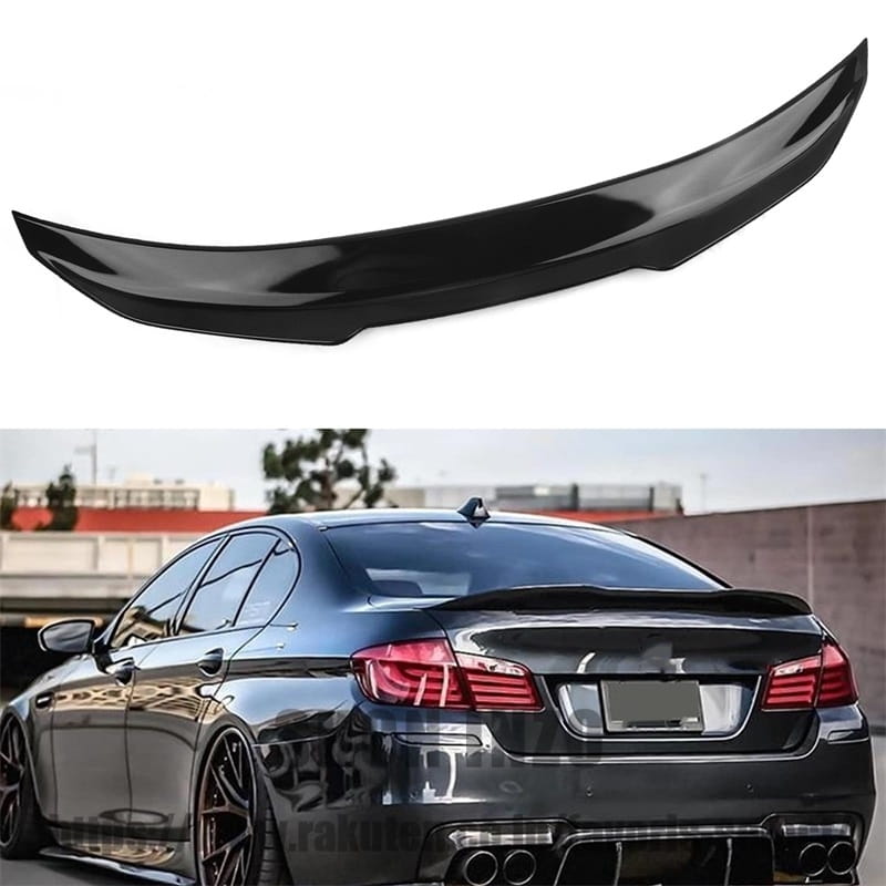 BMW F10 5シリーズ M5 2011-2017 4ドア PSM カーボンスタイル用リアスポイラーウィングリップ｜shoninzo 9,405円