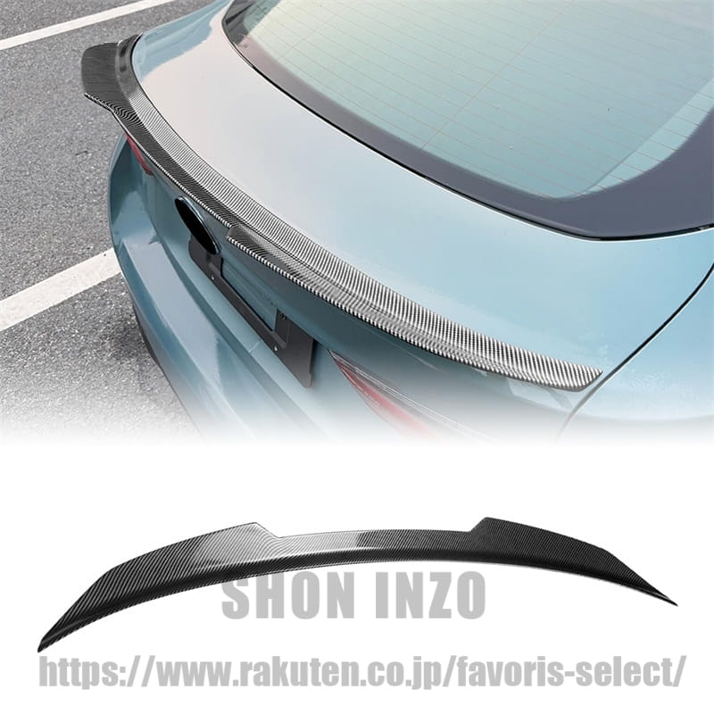 BMW 4シリーズ G26 4ドア 2020-2025 用 リアスポイラー リップウィング ブラック｜shoninzo