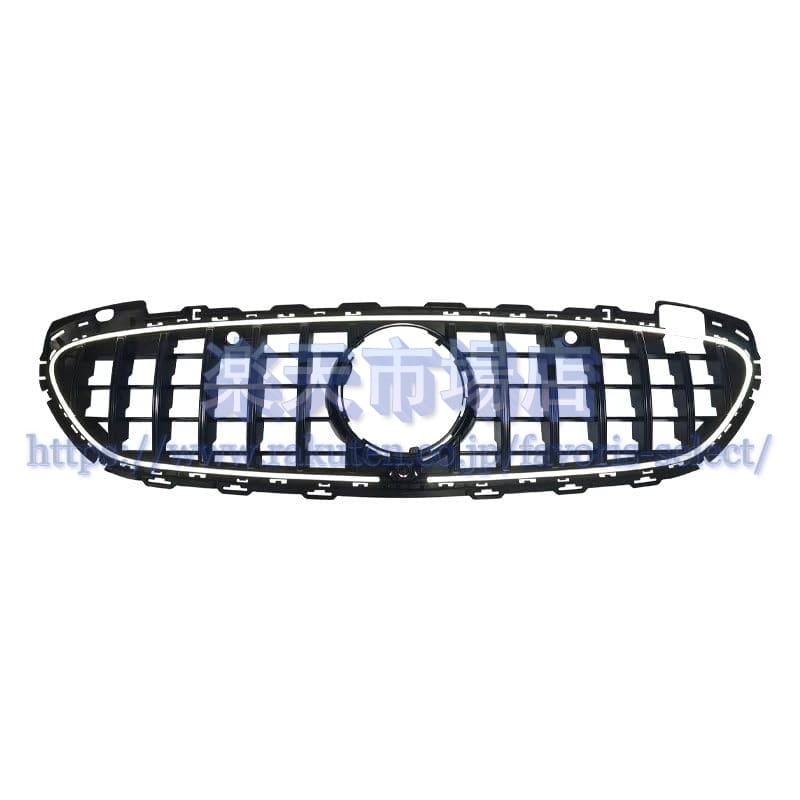 フロントバンパーグリルカバー LEDライト付き Benz Cクラス W206 AMG Line 2022-2024用|shoninzo
