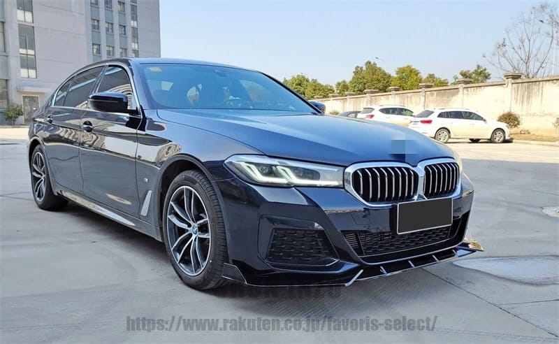G30 フロントスポイラー 2021年~2023年 BMW 5シリーズ G30 M スポーツ 車種専用 フロントリップ リップスポイラー ABS製 塗装済み エアロパーツ ガーニッシュ カーアクセサリー カーボン調|shoninzo