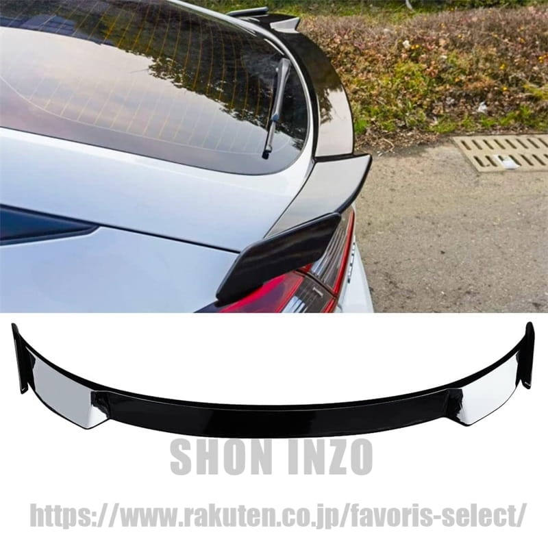 リアスポイラー ホンダ シビック CIVIC 11代目 FL1 FL4 2021年～2026年 ハッチバック 4ドア 専用設計 リヤスポイラー リアウイング トランクスポイラー リアアンダースポイラー ABS製 塗装済み エアロパーツ カスタム カーアクセサリー 艶あり黒｜shoninzo