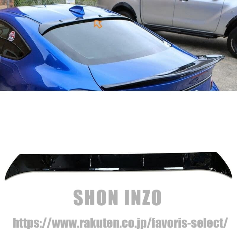 新型 トヨタ GR86 ZN8 / スバル BRZ ZD8 ルーフスポイラー リヤスポイラー トランクスポイラー リアアンダースポイラー ABS製 塗装済み 艶あり黒/グロスブラック トヨタgr86パーツ カスタム カーアクセサリー|shoninzo