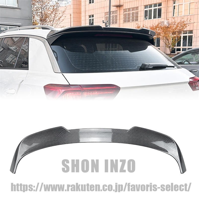 リアトランクスポイラーリップウィングボディキット VW T-ROC 2017-2024 2018 2019用 ブラック|shoninzo
