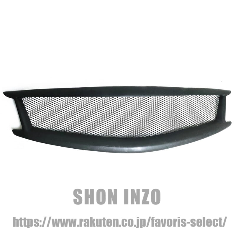 フロントバンパーグリルハニカムルックインフィニティG37 2010-2014 4ドアマットブラック|shoninzo
