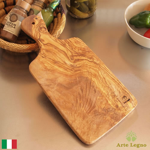  カッティングボード オリーブ まな板 木製 グランデ イタリア製 Arte Legno アルテレニョ サービングボード 481982