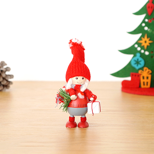 【今季販売終了】 ノルディカニッセ プレゼントを持った胴長女の子 NORDIKA nisse クリスマス クリスマス雑貨 木製人形 人形 北欧 北欧雑貨 北欧インテリア NRD120118