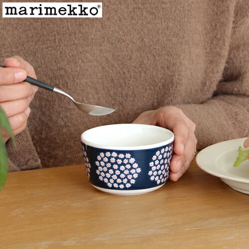 楽天市場 マリメッコ プケッティ ボウル 250ml ダークブルー Marimekko Puketti 花柄 花束 小花柄 北欧 食器 小鉢 小さい Favoritestyle キッチン 雑貨