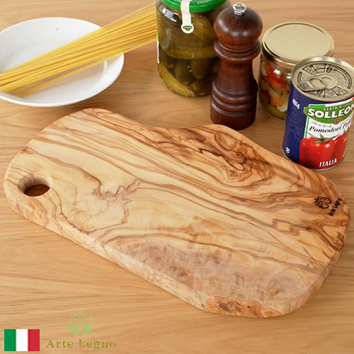カッティングボード オリーブ まな板 木製 ナチュラルカッティングボード イタリア製 Arte Legno アルテレニョ サービングボード 選べる1点物のまな板 プレゼント