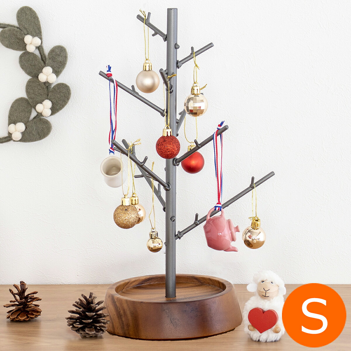 楽天市場】アクセサリースタンド クリスマスツリー アイアン M