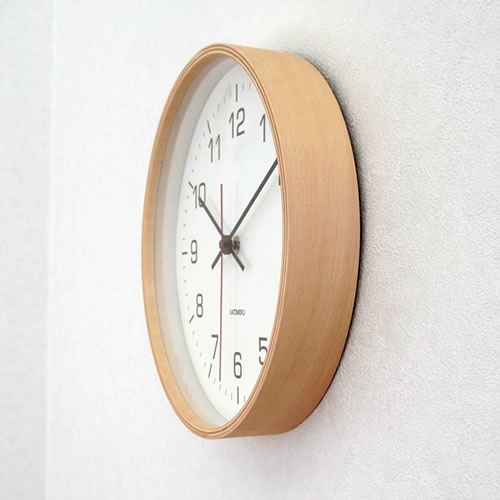 【楽天市場】加藤木工 KATOMOKU カトモク 壁掛け時計 日本製 plywood wall clock 4 電波時計 曲木時計 木製