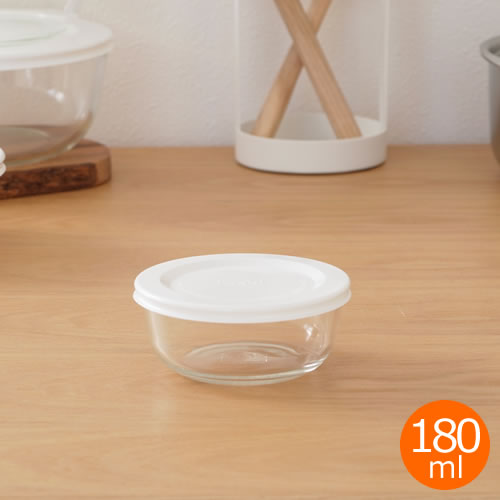 楽天市場】iwaki イワキ パックぼうる 800ml ホワイト 丸型 保存容器