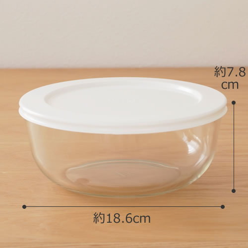 楽天市場 期間限定ポイント10倍 Iwaki イワキ パックぼうる 1300ml ホワイト 丸型 保存容器 耐熱ガラス ボウル Kbc 4160 W1 Favoritestyle キッチン 雑貨