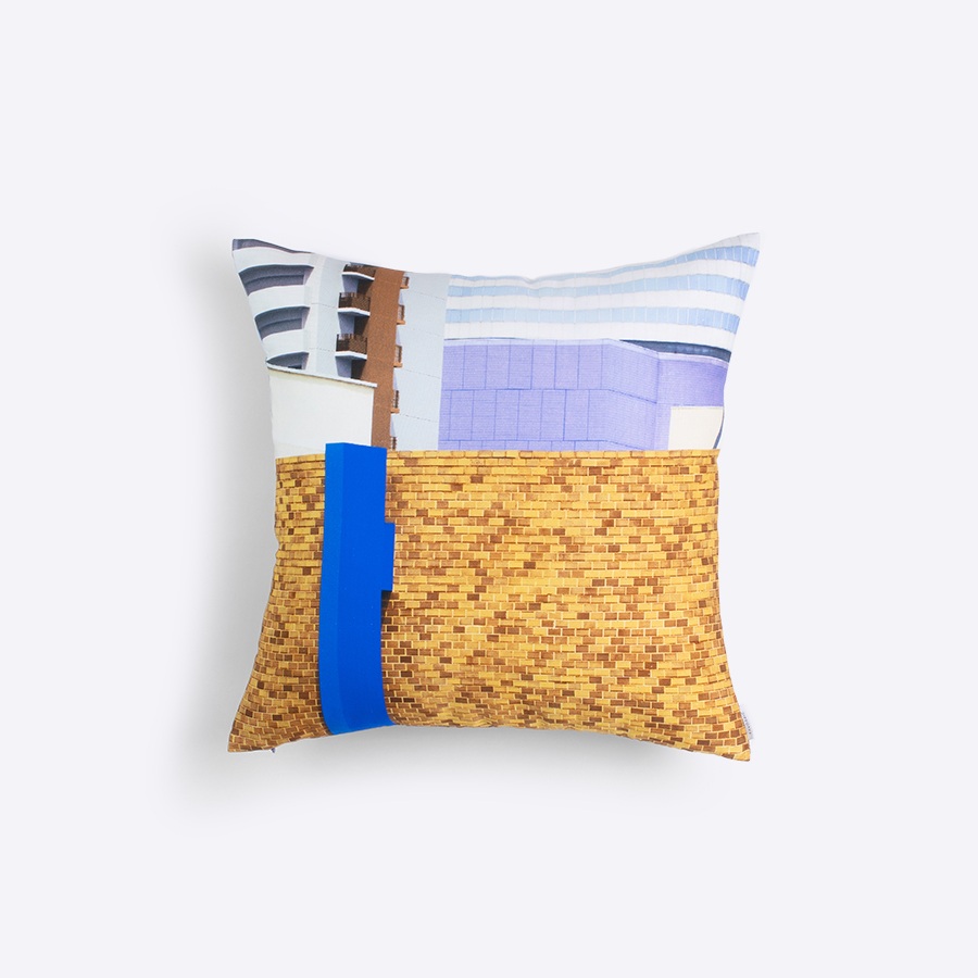 クッションカバー45×45 | TOKYO NUDE B | アーティスト 安藤瑠美 | 日本製 クッションカバー 45×45cm クッション カバー |オックスコットン 綿 コットン FAVORRIC フェイバリック 45cm 45×45 45 45 天然素