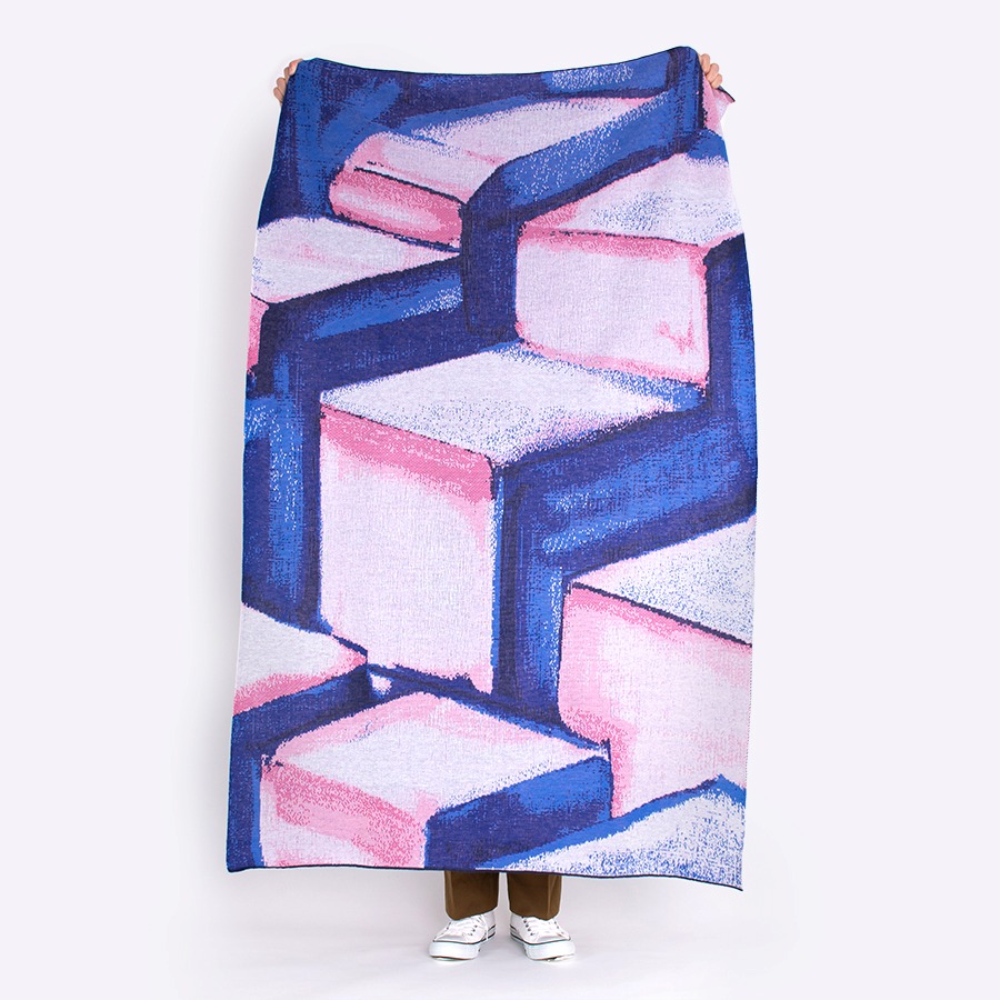 楽天市場】bastisRIKE | THE GRID - COTTON BLANKET (brown