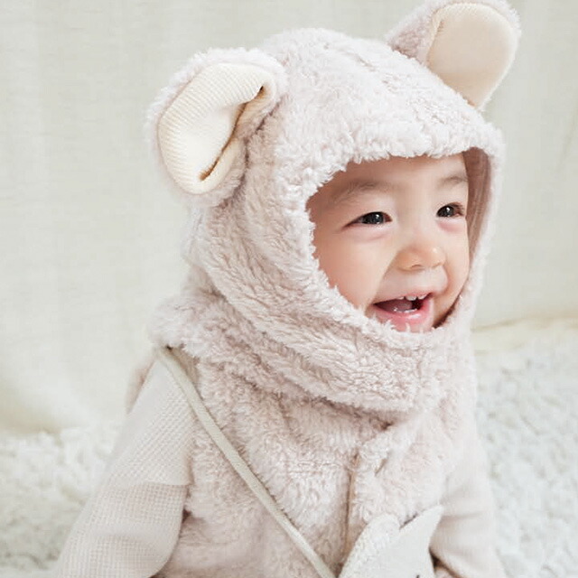 楽天市場 Mocmof ぬいぐるみネックウォーマー リバーシブルベストセット ベビー服 アウター 秋 秋冬 男の子 女の子 赤ちゃん 服 出産祝い 冬 80サイズ 80 ベビー ベスト ベビーベスト おしゃれ おすすめ くま耳帽子 クマ耳 うさ耳 ベビー帽子 ブランド ボア
