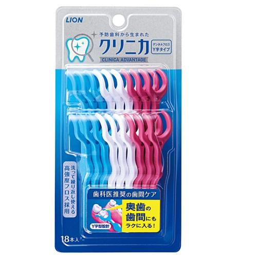 ライオン クリニカアドバンテージ Y字フロス 18本×48セット Lion Clinica Advantage 4903301203896
