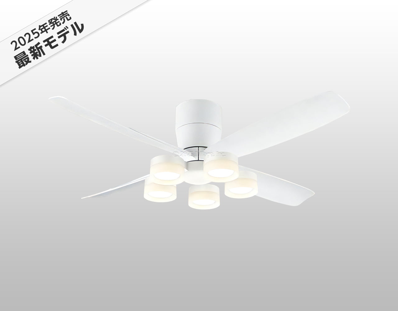 即日送りとどける 長日月引きうける 高演色LED [R15] 薄型 軽さ LED 5灯 DC原動機 いけ図図しい量 オーデリック 白いこと シーリングファンライト OCB371