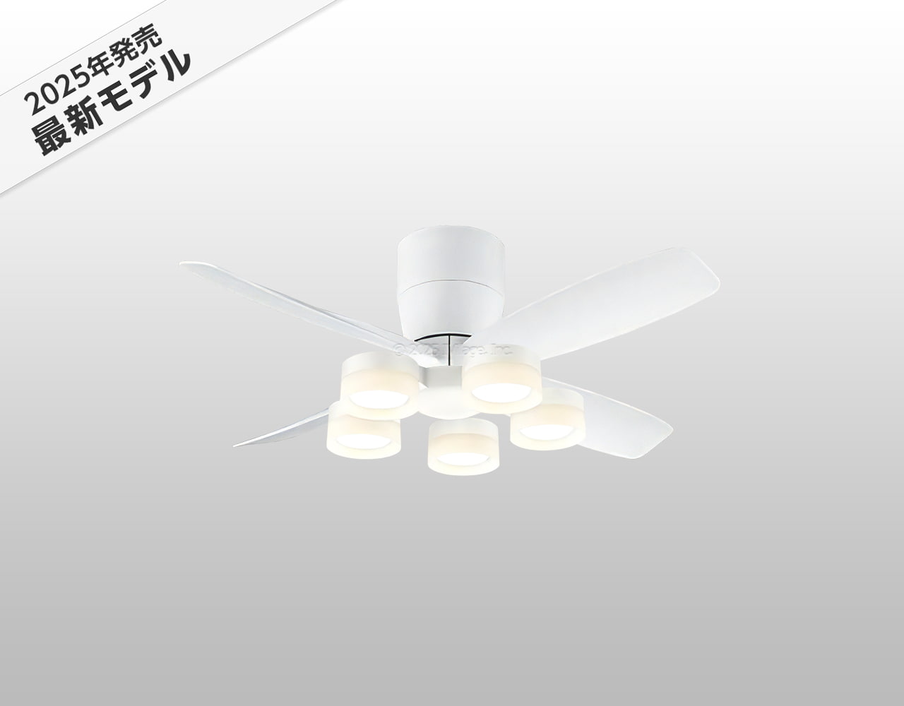 即日送りとどける 長日月引きうける 高演色LED [R15] 薄型 軽さ LED 5灯 DC原動機 いけ図図しい量 オーデリック 白いこと シーリングファンライト OCB374