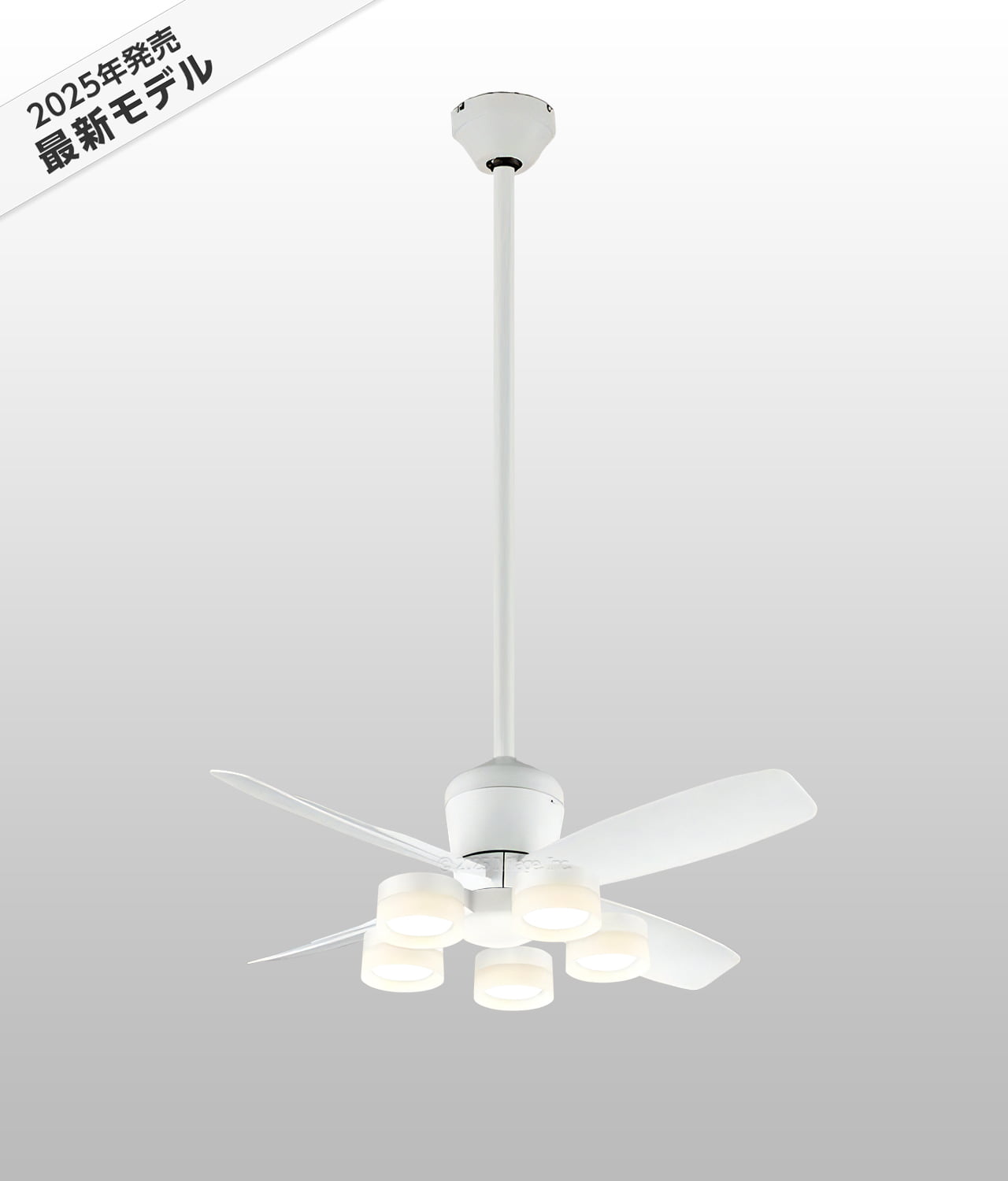 長日月引き請ける 高演色LED [R15] LED 5灯 DC原動機 いけ図々しい量 柱廊 傾斜角度上昇限度 オーデリック 白いこと シーリングファンライト OCB397