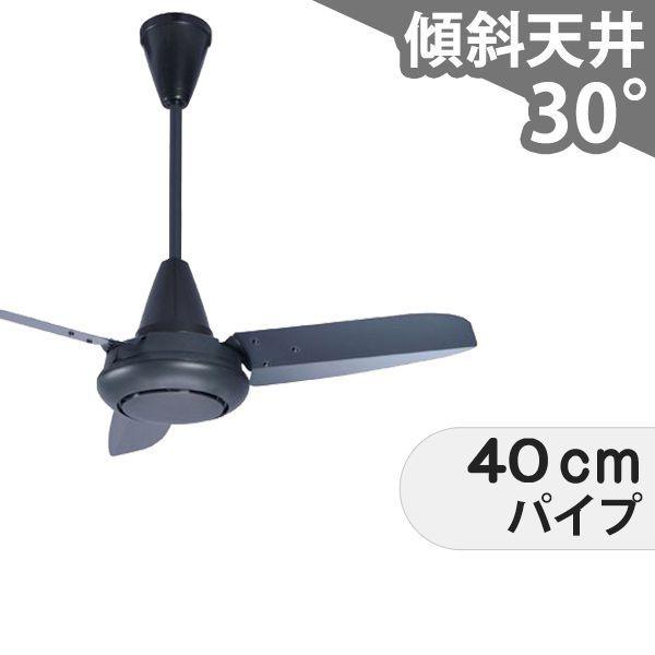 【全品3年保証】 シーリングファン EAC012 照明無し ファン AC 吹き抜け/傾斜・勾配天井(ロフト付) 傾斜 天井 エアコン インテリア・家具・収納 モダン おしゃれ おすすめ ブラック AC モーター|シーリングファン専門店ファズー