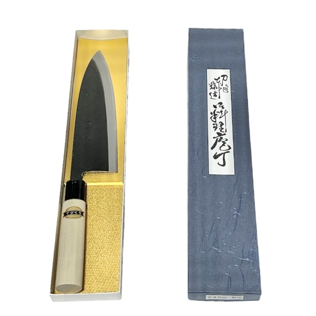 楽天市場】杉光 上作P柄 サケ切り 霞研ぎ_刃渡27cm 和包丁 鮭切包丁 鮭