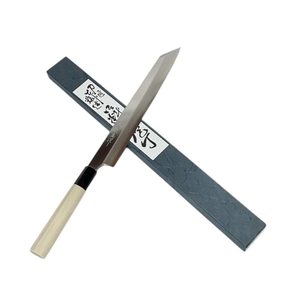 楽天市場】越前数馬 ステンレスVG10鋼 切付柳刃 270mm 片刃 水牛桂