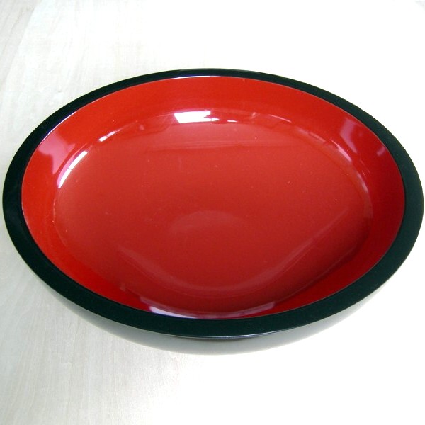 こね鉢　外黒内朱　尺４寸（42cm）　 3～5人前用（約500gまで）　　703002　202012
