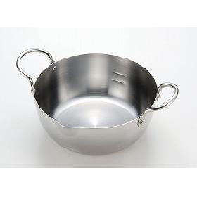 ステンレス揚げ鍋　22cm　SAG-22W　（揚げアミ付）